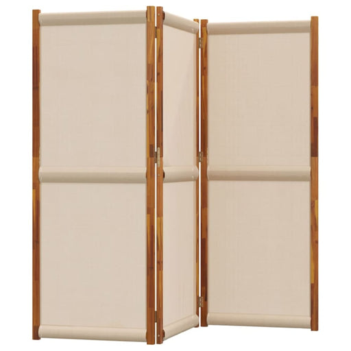 3-panel Room Divider Taupe 210x180 Cm Abbttlt