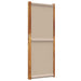 3-panel Room Divider Taupe 210x180 Cm Abbttlt