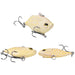 3 Piece 4.5cm/8.5g Plastic Vib Hard Bait Set