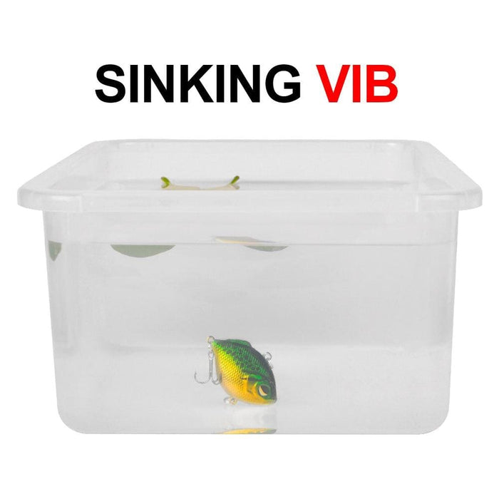 3 Piece 4.5cm/8.5g Plastic Vib Hard Bait Set