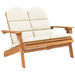 3 Piece Adirondack Garden Lounge Set Solid Wood Acacia