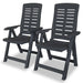 3 Piece Bistro Set Plastic Anthracite Xipbnt