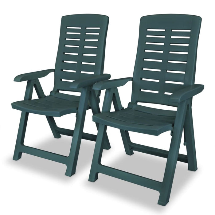 3 Piece Bistro Set Plastic Green Xipbin