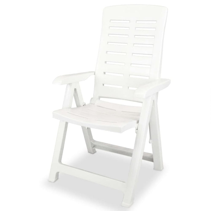 3 Piece Bistro Set Plastic White Xipbit