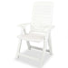 3 Piece Bistro Set Plastic White Xipbit