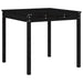 3 Piece Garden Bistro Set Black Solid Wood Pine Topiibi