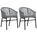 3 Piece Garden Dining Set Anthracite Tbkkxpo