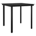 3 Piece Garden Dining Set Black Tbkkaot