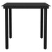 3 Piece Garden Dining Set Black Tbkkaot