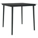 3 Piece Garden Dining Set Black Tbkkopp