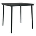 3 Piece Garden Dining Set Black Tbkkpnk