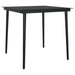 3 Piece Garden Dining Set Black Tbkkxbt