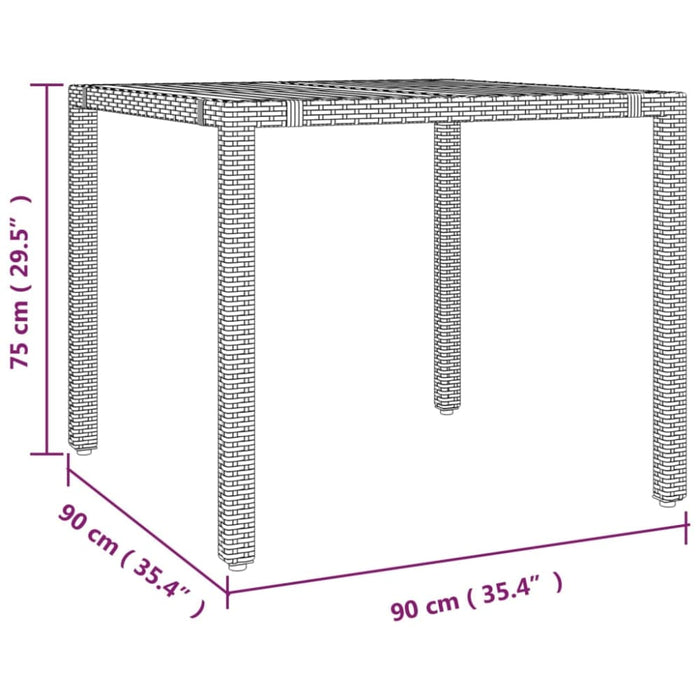 3 Piece Garden Dining Set With Cushions Grey Poly Rattan