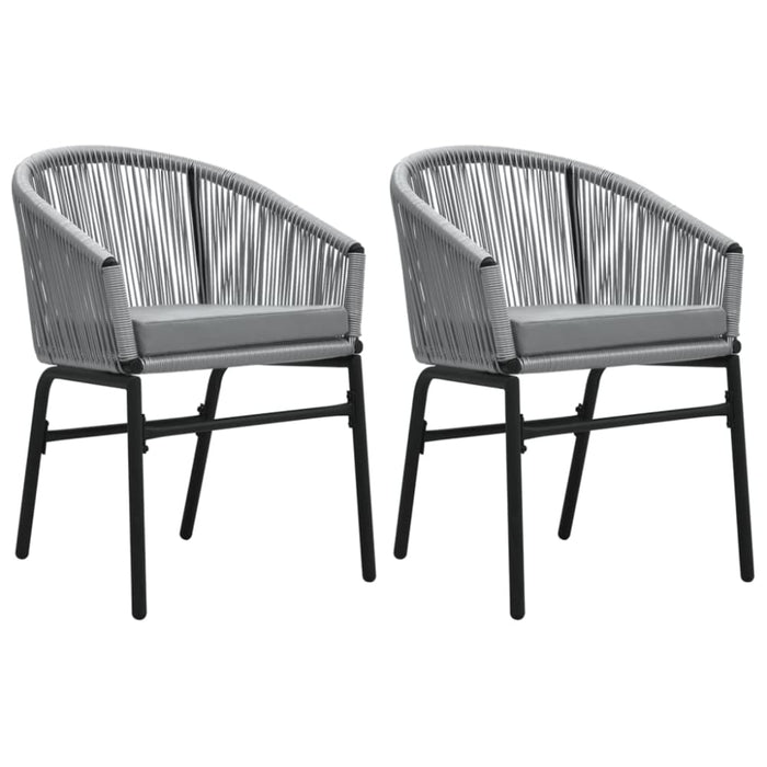 3 Piece Garden Dining Set Grey Tbkkxtt