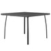 3 Piece Garden Dining Set Anthracite Steel Tonikli