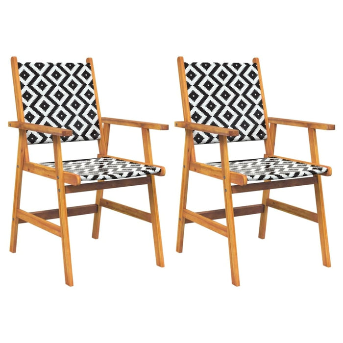 3 Piece Garden Dining Set Solid Wood Acacia Tbniotb