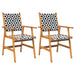 3 Piece Garden Dining Set Solid Wood Acacia Tbnioti