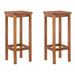 3 Piece Garden Dining Set Solid Wood Acacia Topatnl