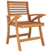 3 Piece Garden Dining Set Solid Wood Acacia Toplnpa