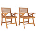 3 Piece Garden Dining Set Solid Wood Acacia Toplnpa