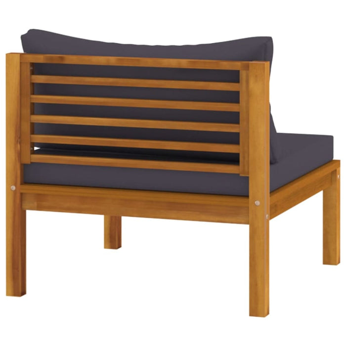 3 Piece Garden Lounge Set With Cushion Solid Acacia Wood