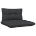 3 Piece Garden Lounge Set With Cushions Black Solid