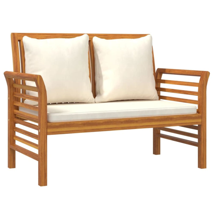 3 Piece Garden Lounge Set With Cushions Solid Wood Acacia