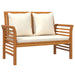 3 Piece Garden Lounge Set With Cushions Solid Wood Acacia