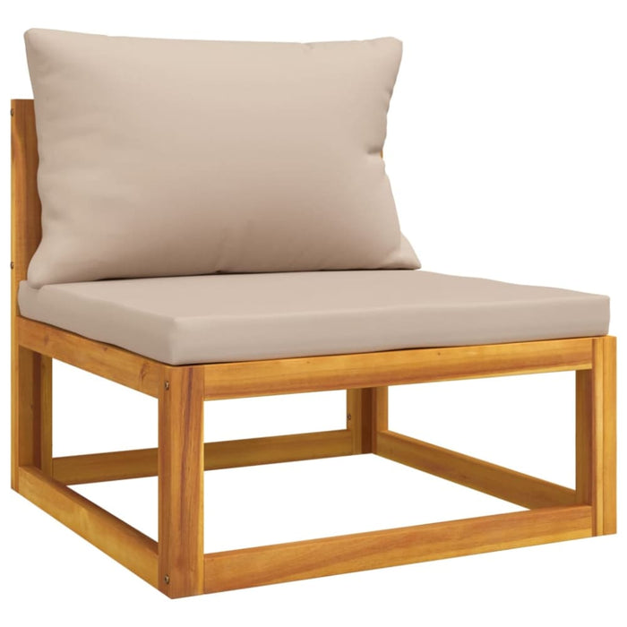 3 Piece Garden Lounge Set With Cushions Solid Wood Acacia