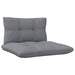 3 Piece Garden Lounge Set With Grey Cushions Solid Pinewood