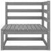 3 Piece Garden Lounge Set Grey Solid Pinewood Tbipxpo