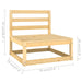 3 Piece Garden Lounge Set Solid Pinewood Tbipalk