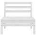 3 Piece Garden Lounge Set Solid Pinewood White Nbllot