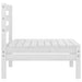 3 Piece Garden Lounge Set Solid Pinewood White Nbllot