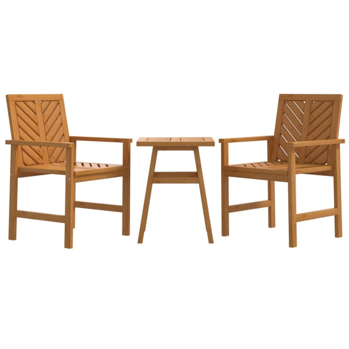 3 Piece Garden Lounge Set Solid Wood Acacia Tlxxtb