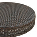 3 Piece Garden Bar Set Poly Rattan Brown Tblailn