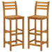 3 Piece Garden Bar Set Solid Wood Acacia Toopkkn