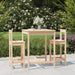 3 Piece Garden Bar Set Solid Wood Pine Topaitp