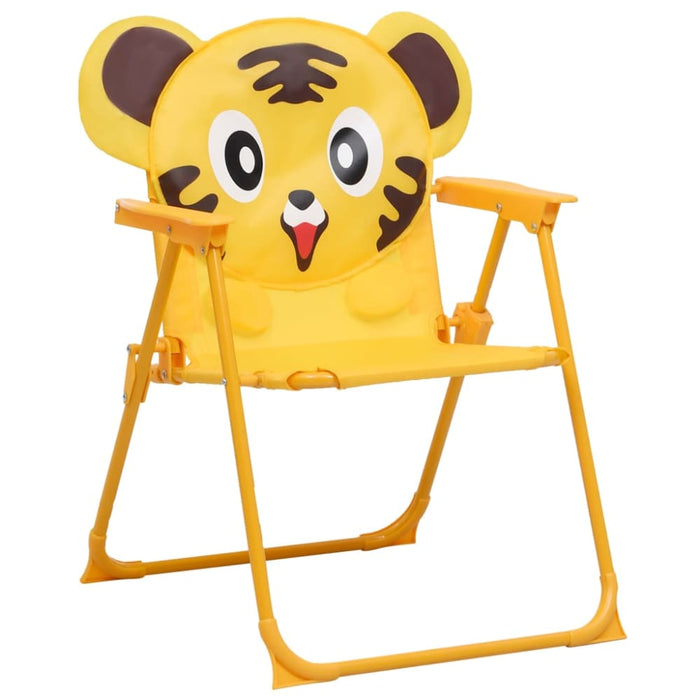 3 Piece Kids’ Garden Bistro Set With Parasol Yellow Anobb