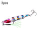 3 Piece Metal Sea Fishing Bait Set 15g Simulation Lf103