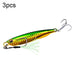 3 Piece Metal Sea Fishing Bait Set 20g