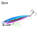 3 Piece Metal Sea Fishing Bait Set 20g