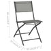 3 Piece Outdoor Dining Set Steel Tbitpbo