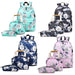 3 Piece Small Fresh Printed Backpack Set For Students