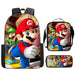 3 Piece Super Mario Schoolbag Set For Kids