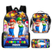 3 Piece Super Mario Schoolbag Set For Kids