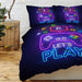 3 Piece Video Game Comforter Set For Teen Boys Duvet Cover