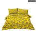 3 Piece Yellow Duck Design Bedding Set Duvet Cover With 2