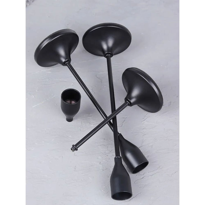 3 Pieces European Metal Candle Holders