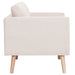 3-seater Sofa Fabric Cream Xnotpx